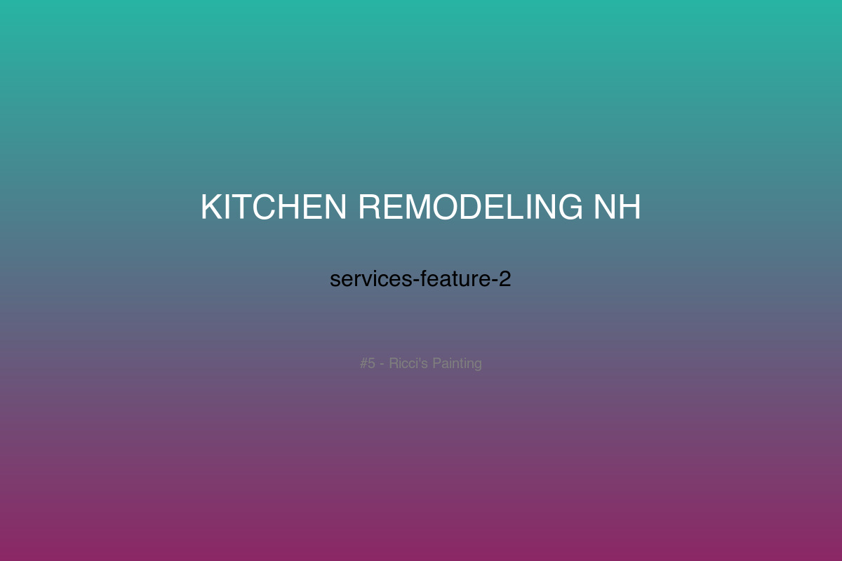 Kitchen remodeling planning